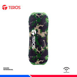 PARLANTE TEROS TE-6046G, BLUETOOTH, 40W, 3600mAh, VERDE MILITAR
