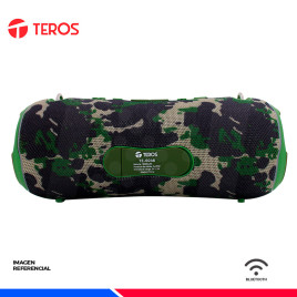 PARLANTE TEROS TE-6046G, BLUETOOTH, 40W, 3600mAh, VERDE MILITAR
