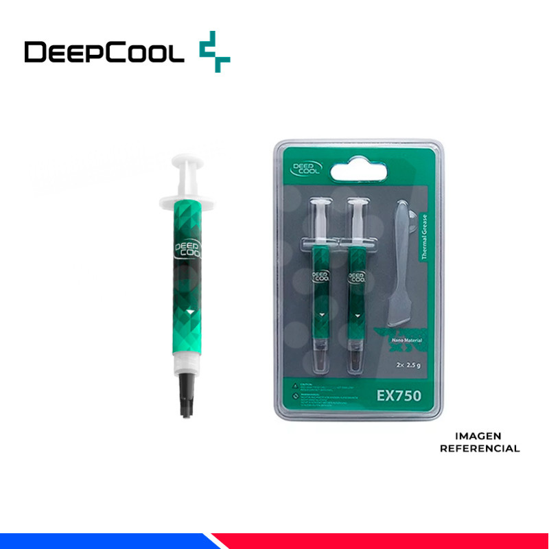 PASTA TERMICA DEEPCOOL EX750 5 GRAMOS PASTA TERMICA DEEPCOOL EX750 5 GRAMOS