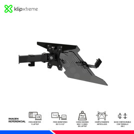 SOPORTE PARA MONITOR Y LAPTOP KLIP XTREM