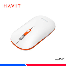 MOUSE HAVIT MS60WB, INALAMBRICO/BT, BLANCO