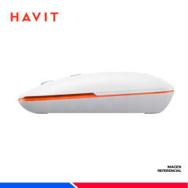 MOUSE HAVIT MS60WB, INALAMBRICO/BT, BLANCO