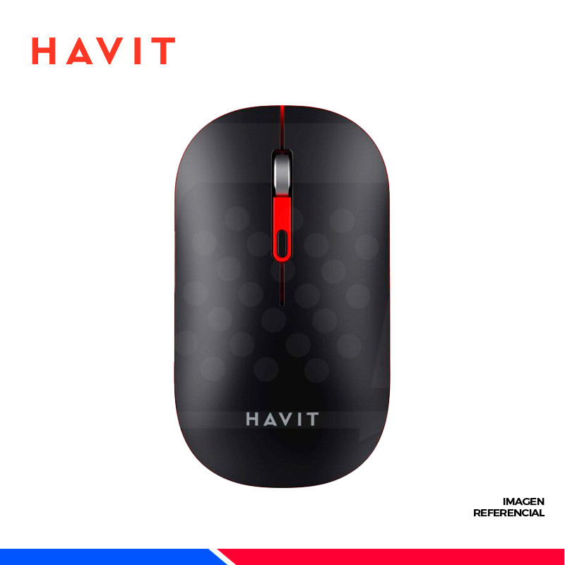 MOUSE HAVIT MS60WB, INALAMBRICO/BT, NEGRO