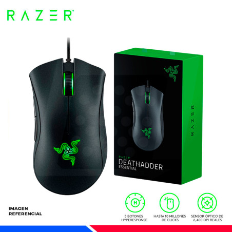 MOUSE RAZER DEATHADDER ESSENTIAL, 6400 Dpi, BLACK