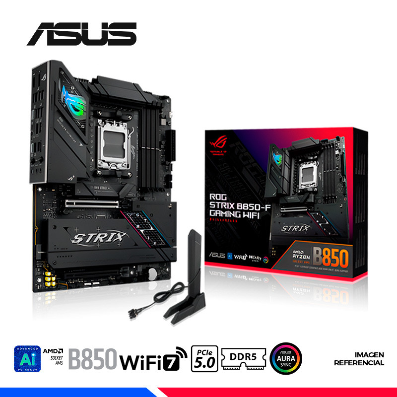 MAINBOARD ASUS ROG STRIX B850-F GAMING WIFI, DDR5, AM5, AMD MAINBOARD ASUS ROG STRIX B850-F GAMING WIFI, DDR5, AM5, AMD