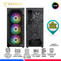 CASE GAMDIAS AURA GC1 ELITE, 4 FAN RGB, V/TEMPLADO
