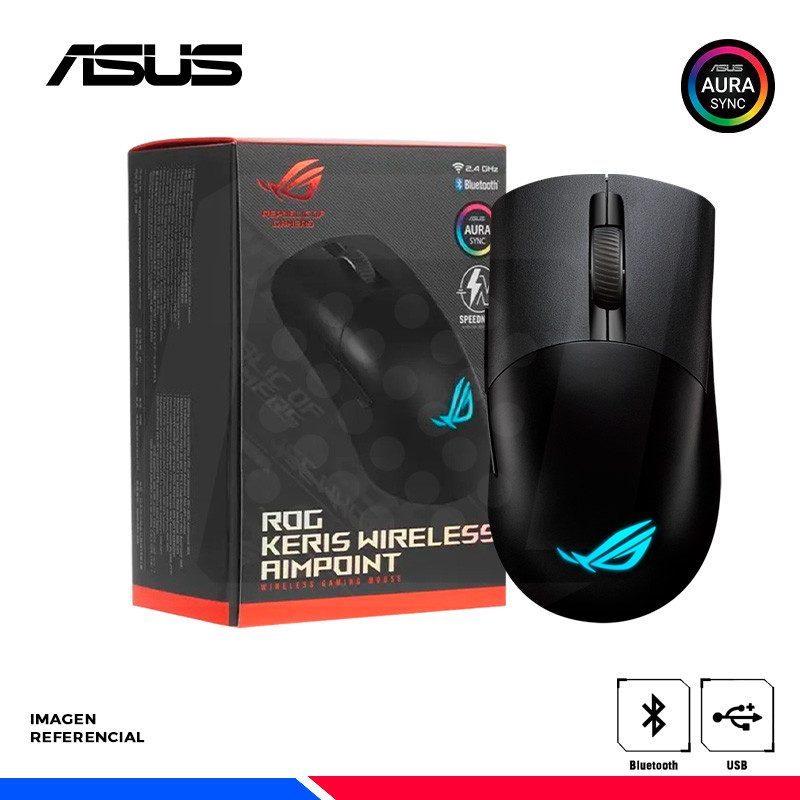 MOUSE GAMING INALAMBRICO/BT ASUS P709 ROG KERIS WL AIMPOINT MOUSE GAMING INALAMBRICO/BT ASUS P709 ROG KERIS WL AIMPOINT