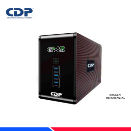 UPS CDP R-SMART1210i, 1200VA/750W, 10 Tomas, 5 USB Tipo-A, 1 USB Tipo-C