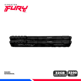 MEM. RAM KINGSTON FURY BEAST, 32GB (2x16GB) DDR4 3200 Mhz.