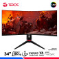 MONITOR GAMING TEROS TE-3411G, 34" CURVO VA, WQHD, 180Hz, 1ms, FreeSync MONITOR GAMING TEROS TE-3411G, 34" CURVO VA, WQHD, 180Hz, 1ms, FreeSync