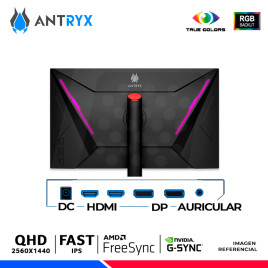 MONITOR GAMING ANTRYX XTREME IPX2725QGTP, 27" FAST IPS, 2K QHD, 180Hz, 1ms, G-Sync