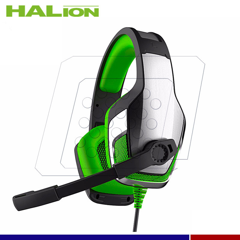 HEADSET GAMER USB HALION HA-M900 VERDE